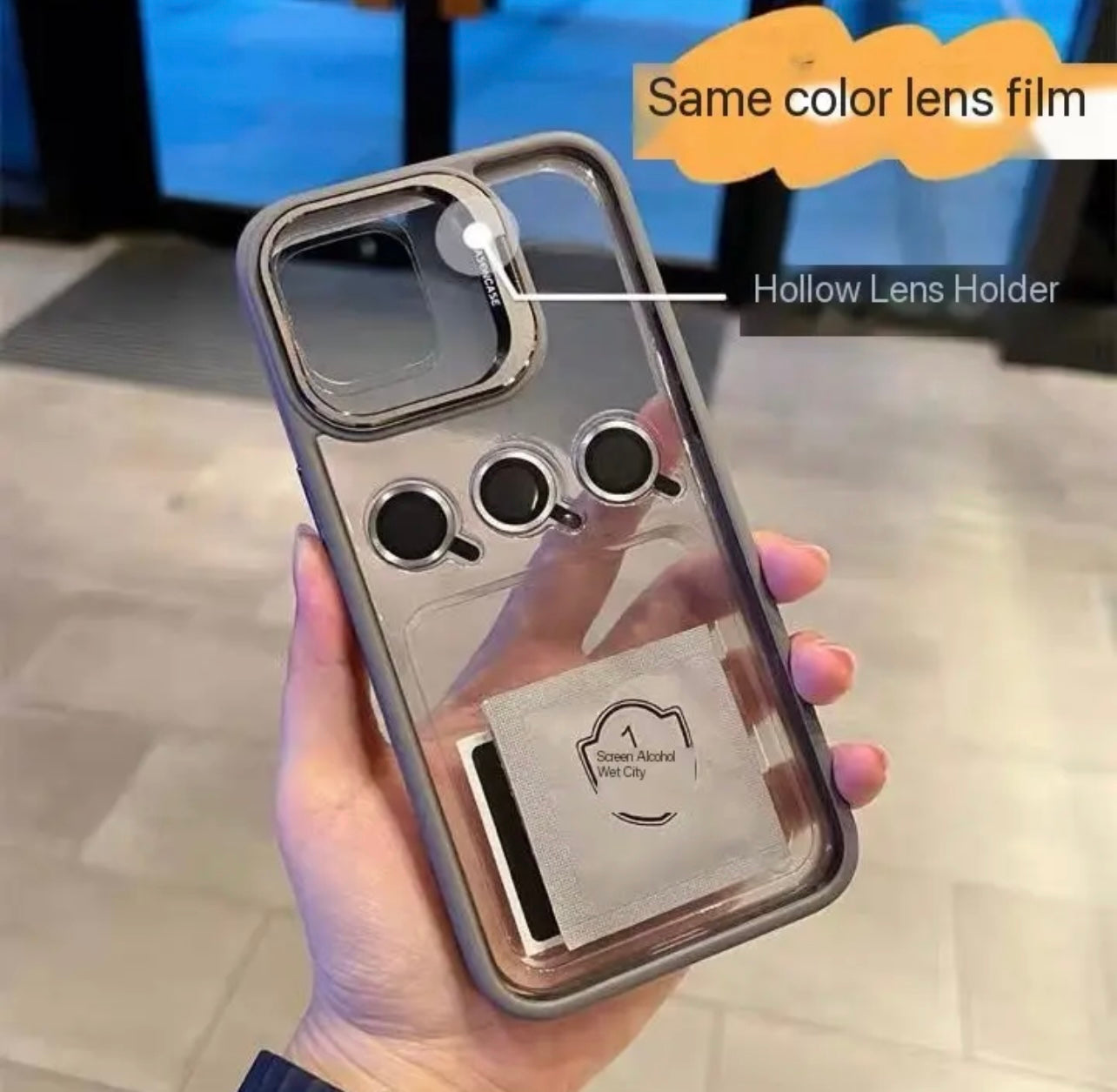 Camera Stand Case with Lenses Protection