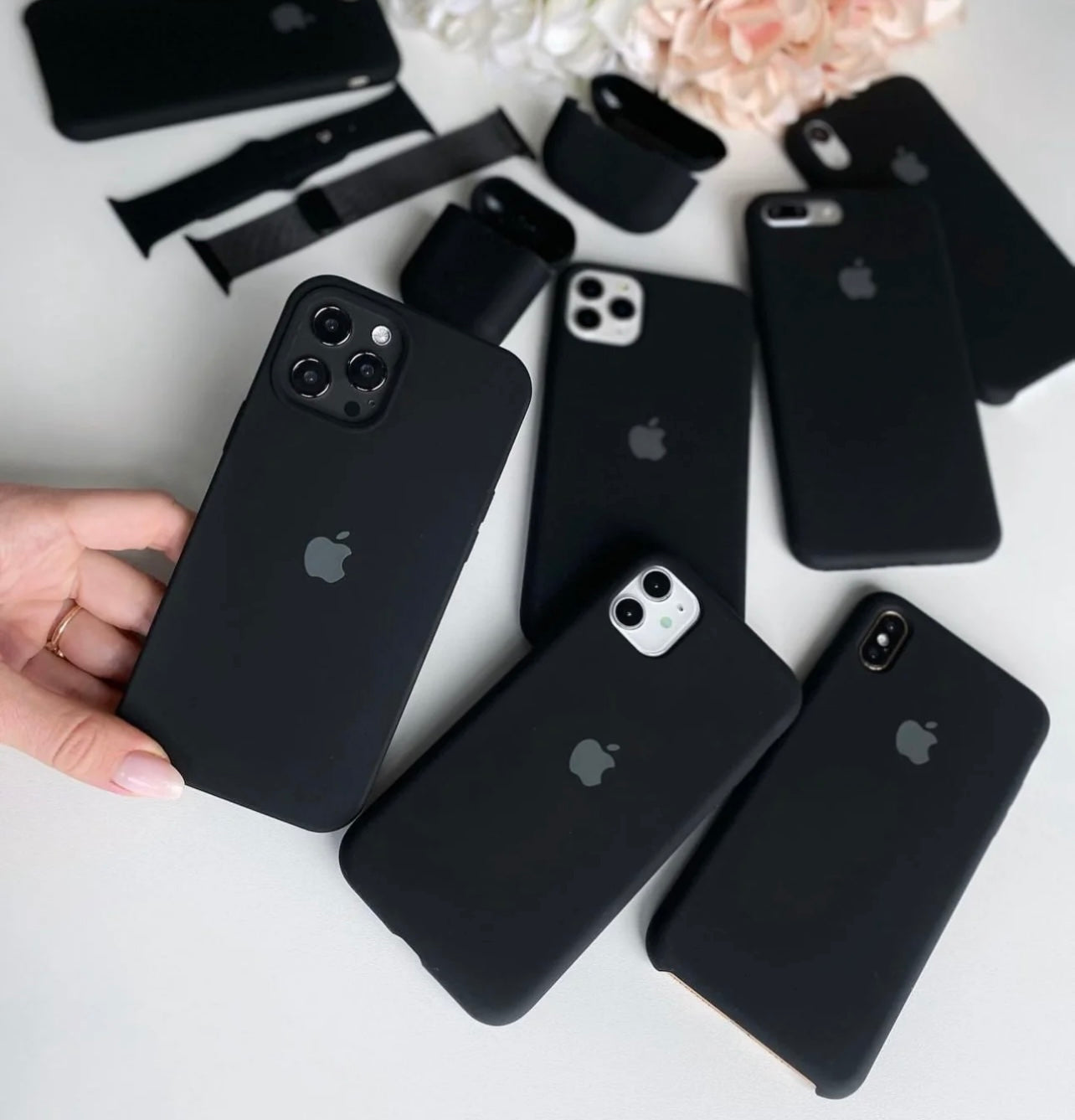 New Black Soft Silicon Case