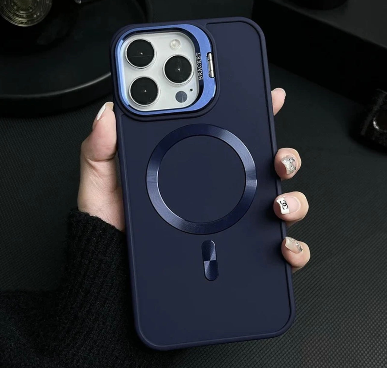 New Matte Magsafe Camera Stand Bracket Case