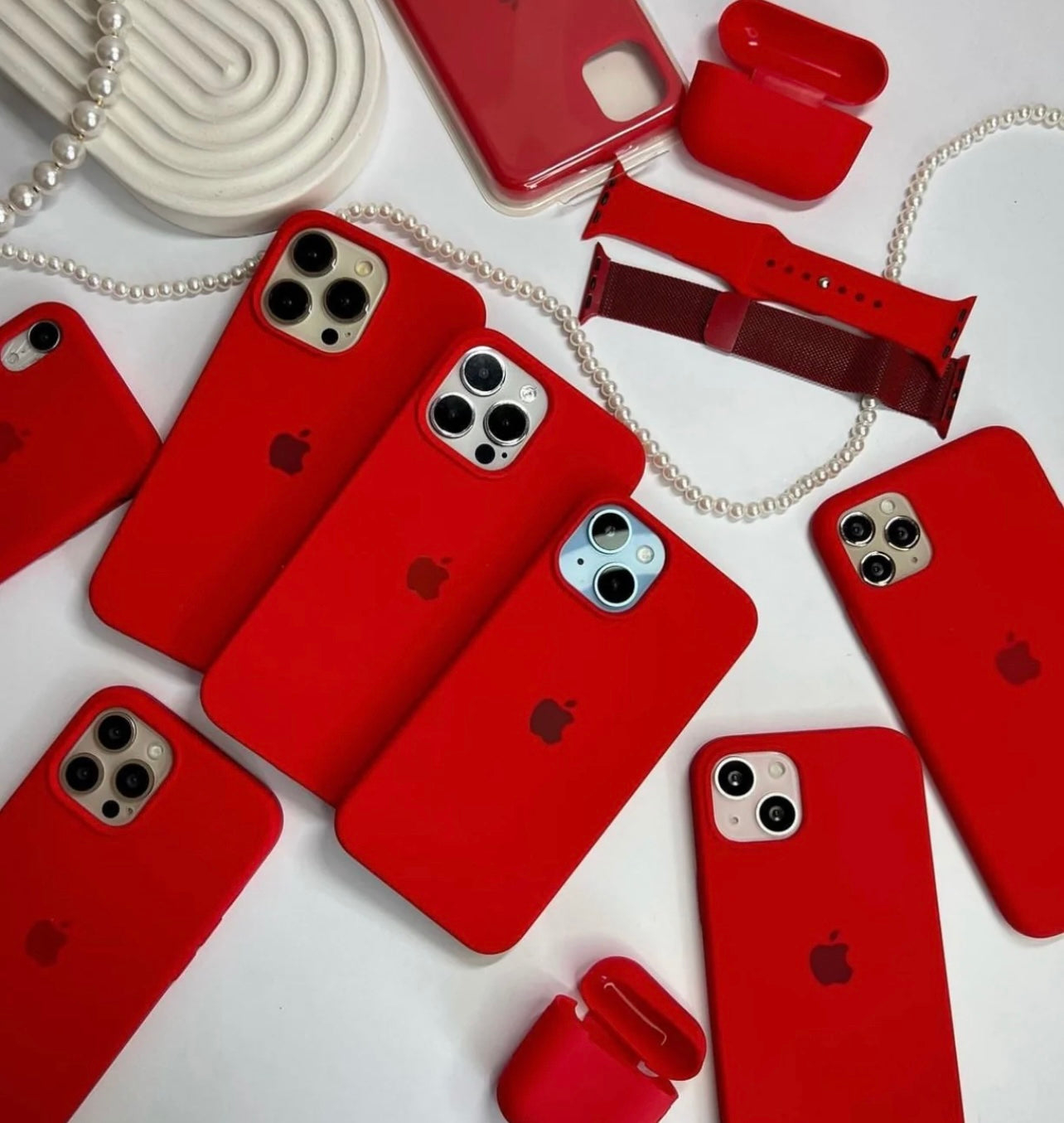 New Red Soft Silicon Case