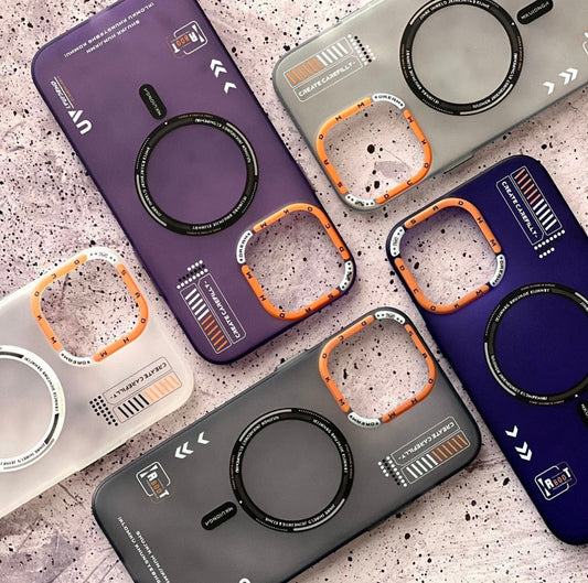 New iPhone Luxury Matte Mechanical Magsafe Phone Case