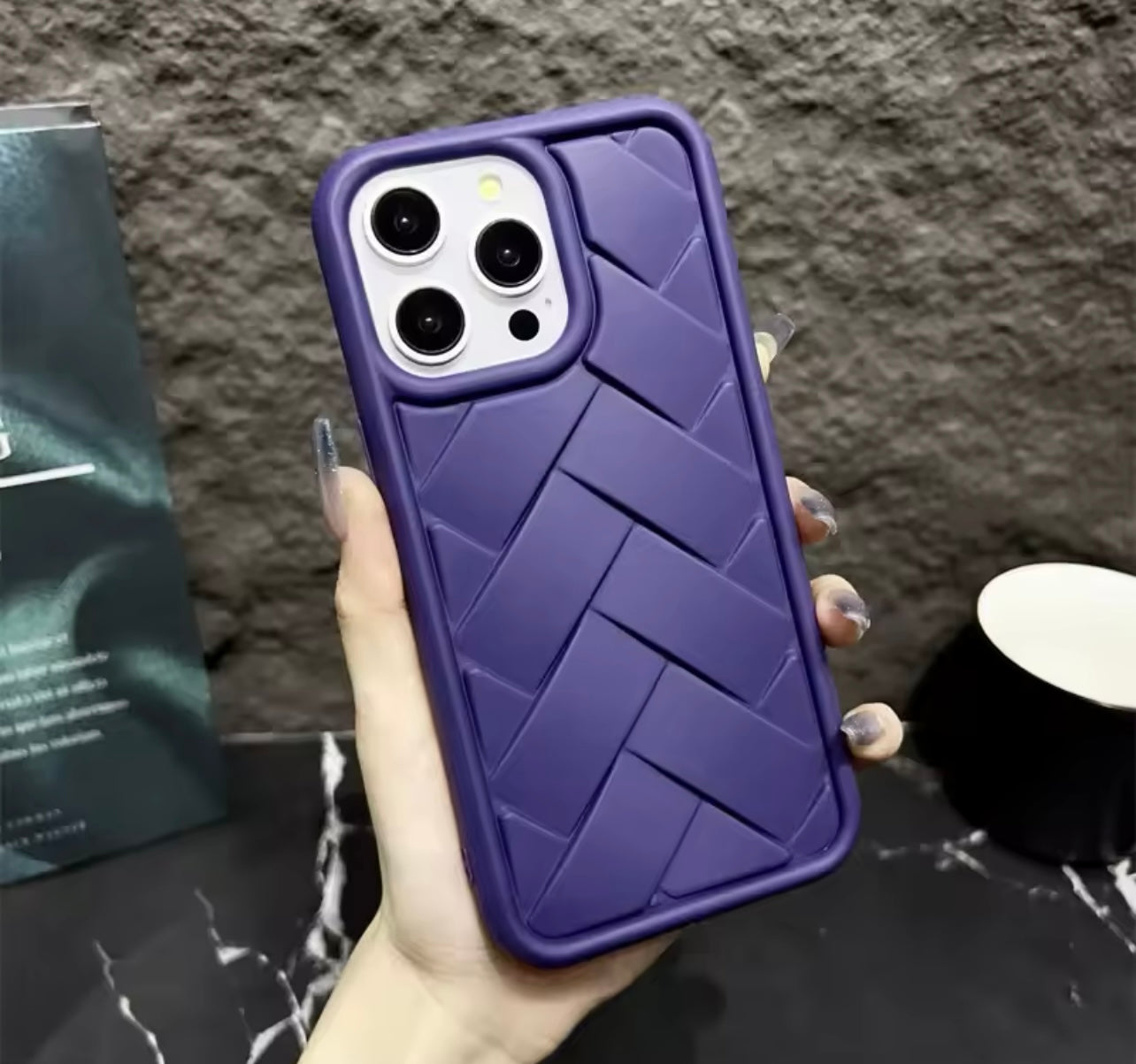 New Luxury Silicon Weaving Case