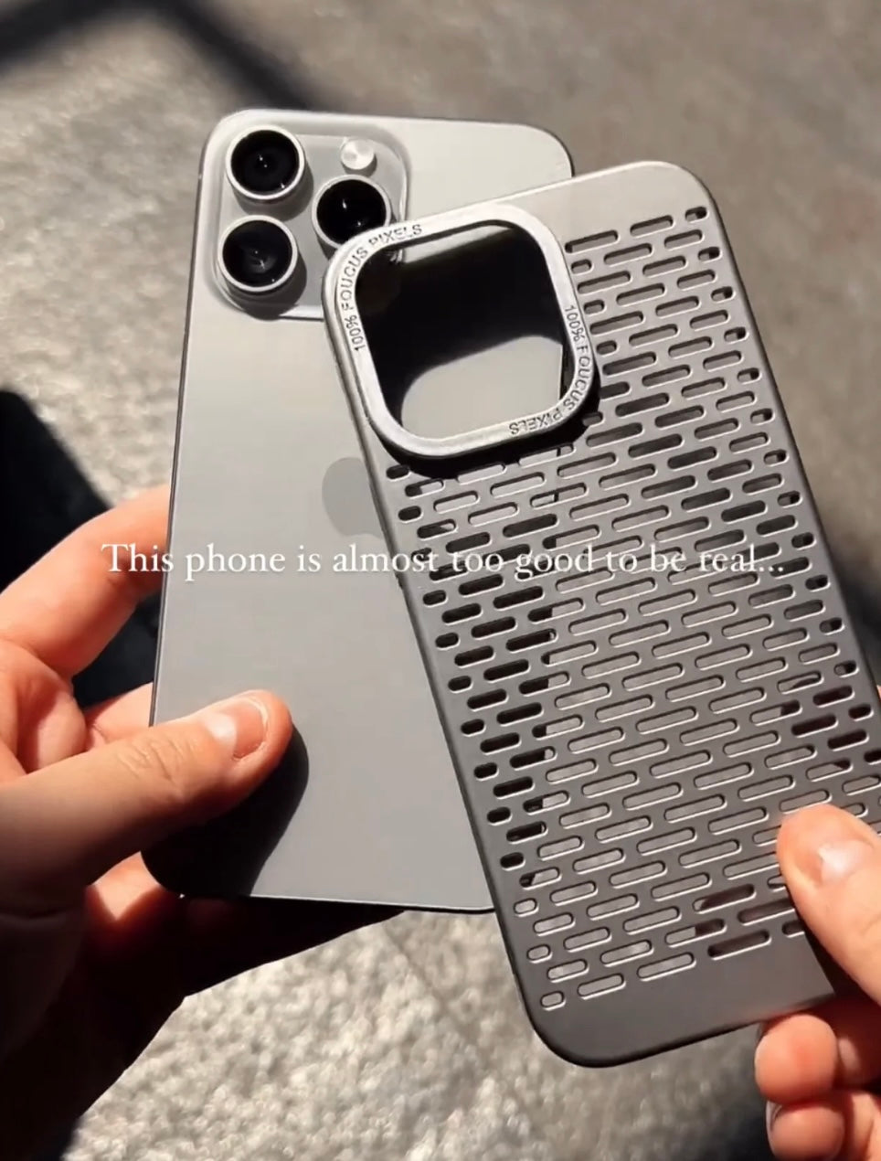 Titanium Luxury Breathable Matte Ultra Thin Case IPhone