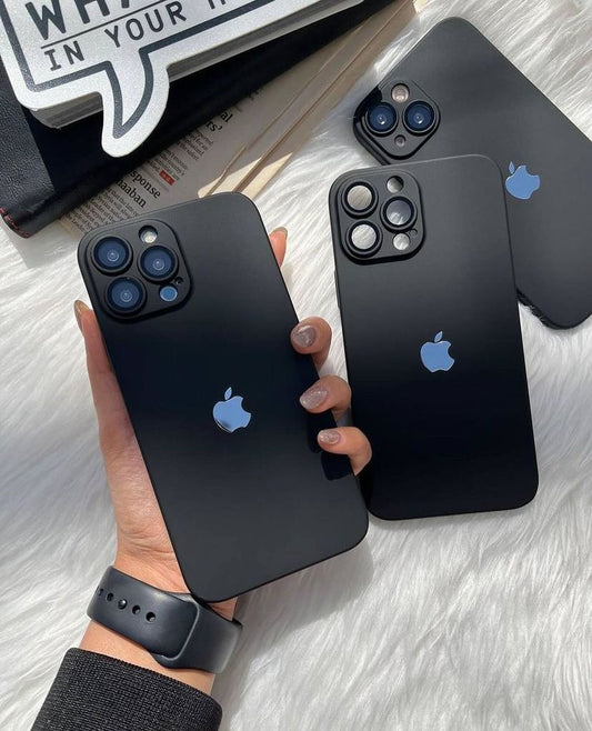 New Black PC Thin & Slim Case with Apple Logo