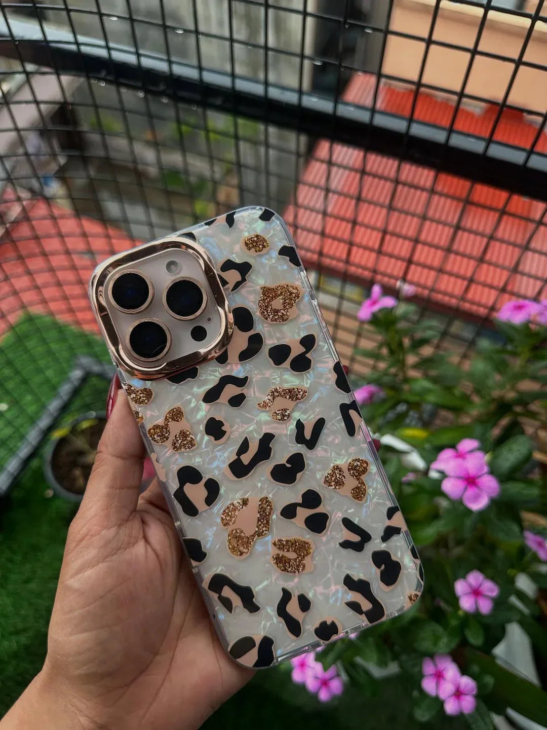 Cheetah Laser Marble Case 🐆💎