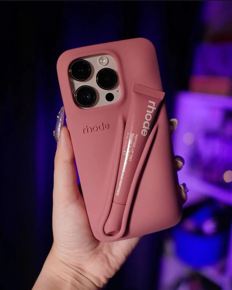 New Original Rhodes LipGloss 💄 Silicone Case With Box 🩶