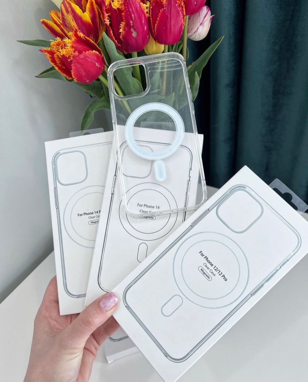 New Transparent Magsafe Supported Phone case